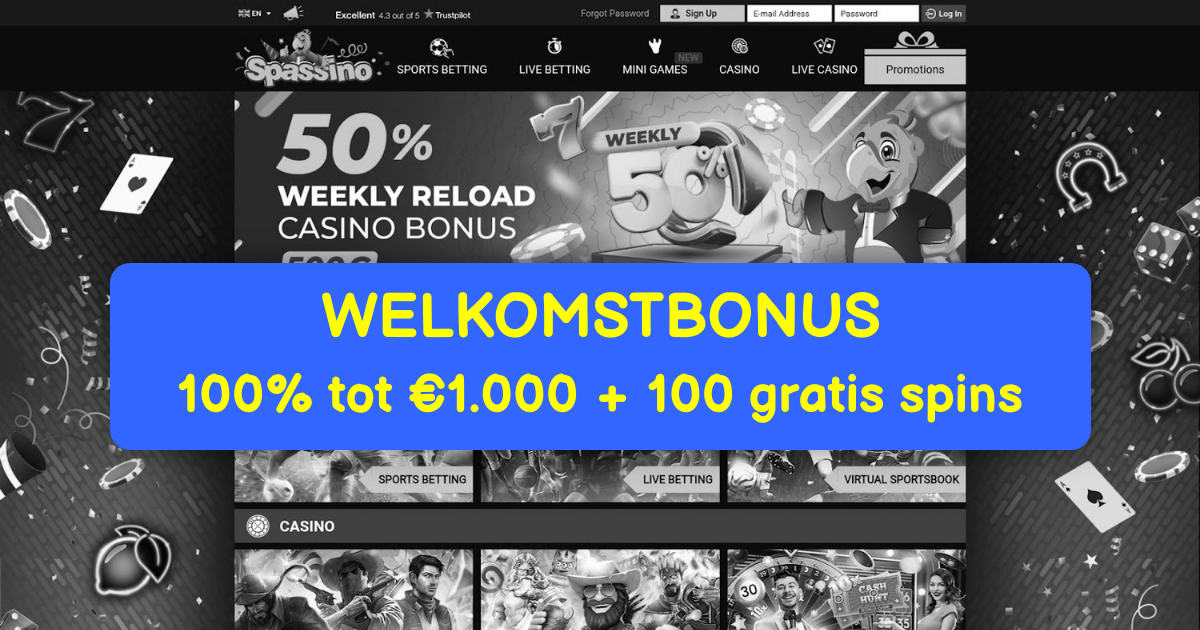 Spassino Casino welcome bonus